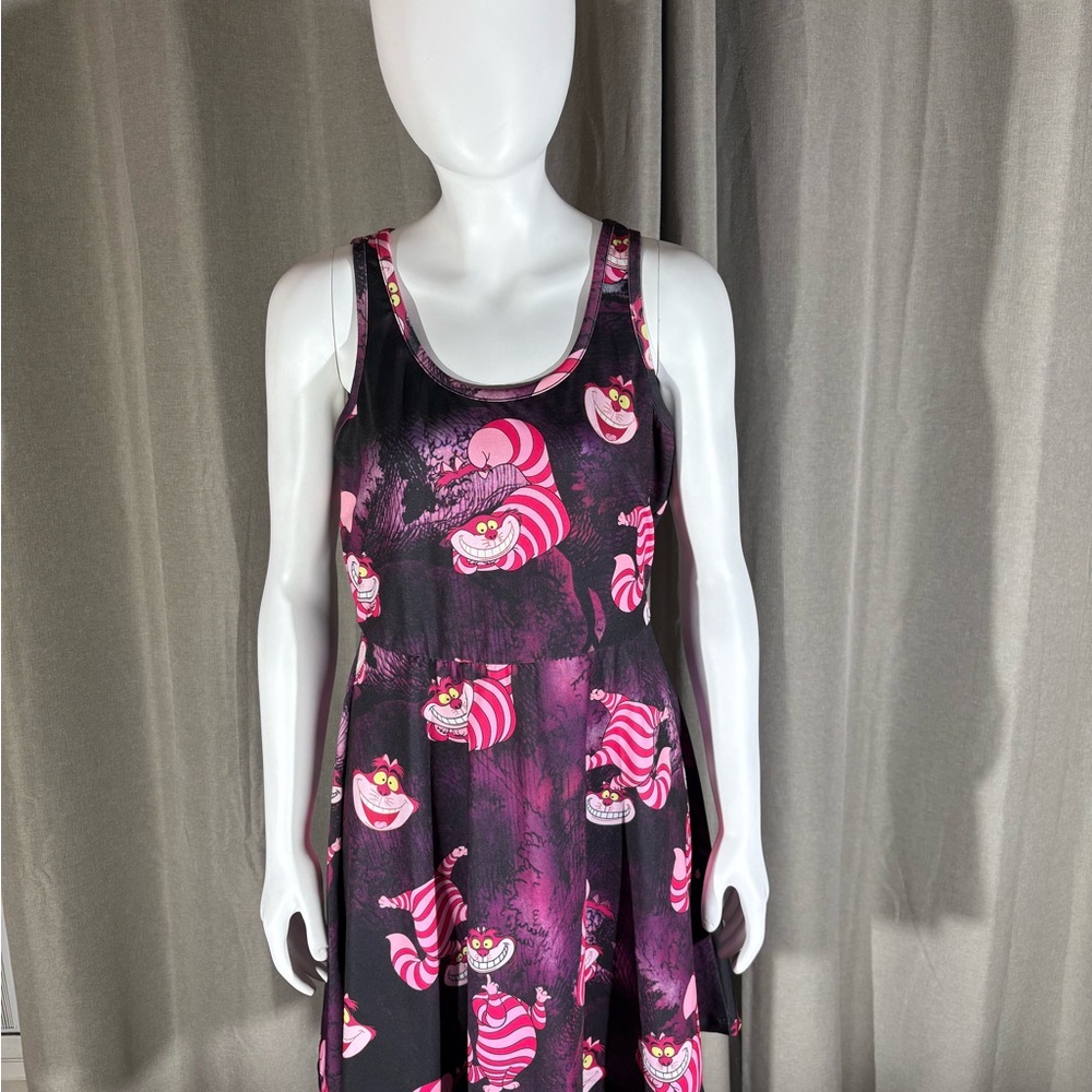 Disney Cheshire Cat Dress - Black and Pink Alice in Wonderland